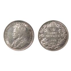 1933 Canada Twenty-Five Cents-ICCS VF20