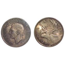 1938 Canada Twenty-Five Cents-ICCS MS60
