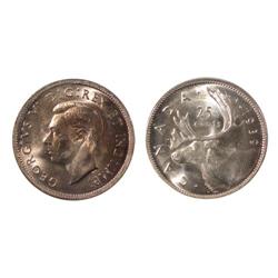 1939 Canada Twenty-Five Cents-ICCS MS64