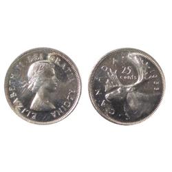 1953 Canada Twenty-Five Cents-ICCS MS63Cameo