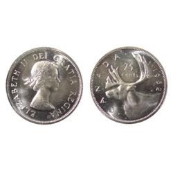 1962 Canada Twenty-Five Cents-ICCS MS65Cameo