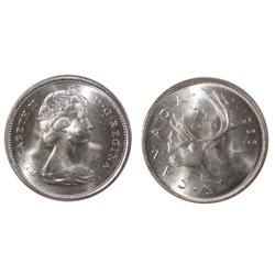 1966 Canada Twenty-Five Cents-ICCS MS65
