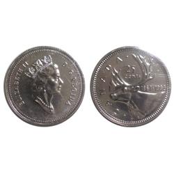 1992 Caribou Twenty-Five Cents-ICCS MS67
