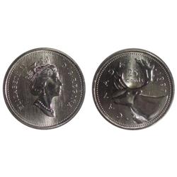 1997 Canada Twenty-Five Cents-ICCS MS65