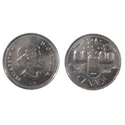 2004P Canada Twenty-Five Cents-ICCS MS66