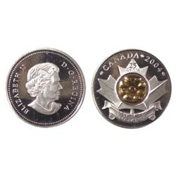 2004 Poppy Canada 25 Cents-ICCS PF68UHC