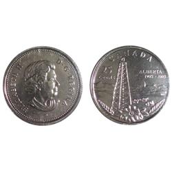 2005P Alta Canada Twenty-Five Cents-ICCS MS66