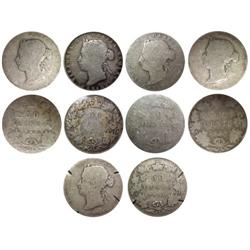 1870-1900 Canada Fifty Cents-Fair/VG