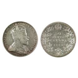 1902 Canada Fifty Cents-ICCS VF20