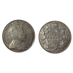 1908 Canada Fifty Cents-ICCS VF30