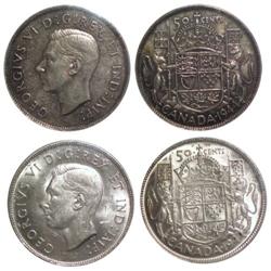 1944 F4 Canada Fifty Cents-ICCS MS62
