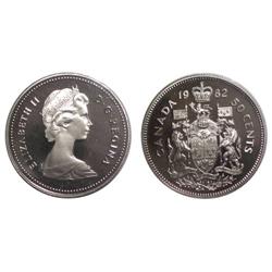 1982LB Canada Fifty Cents-ICCS PF68UHC