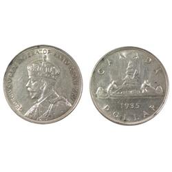 1935 Canada One Dollar -ICCS EF45