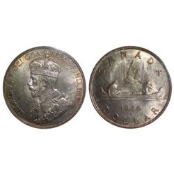 1936 Canada One Dollar-ICCS MS60