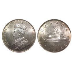 1936 Canada One Dollar-ICG MS63
