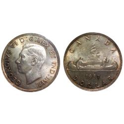 1937 Canada One Dollar-ICCS MS62
