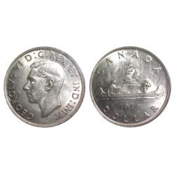 1938 Canada One Dollar-ICCS AU58