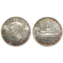 1946 Canada One Dollar-ANACS MS60