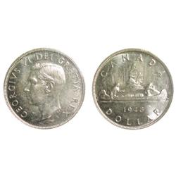 1948 Canada One Dollar-ICCS MS63