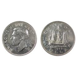 1949 Canada One Dollar - ICCS MS62