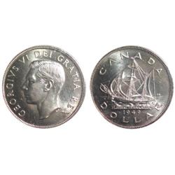 1949 Canada One Dollar-ICCS MS64