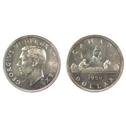 1950 Canada One Dollar - ICCS MS63