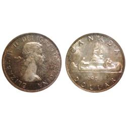 1956 Canada One Dollar-PCGS MS65