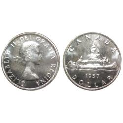 1957 Canada One Dollar-PCGS PL65