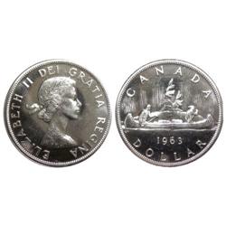 1963 Canada One Dollar-ACG PL67Cameo