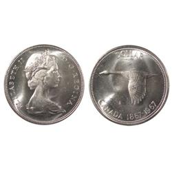 1967 Canada One Dollar-ICCS MS64