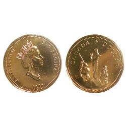 1995Peace Canada One Dollar-ICCS MS66