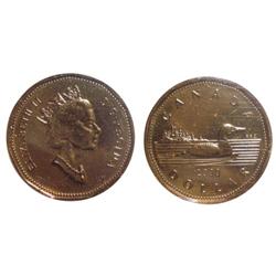 2000W Loon Canada One Dollar-ICCS MS65