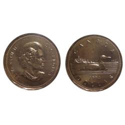 2004Loon Canada One Dollar-ICCS MS65