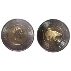 1999 Canada Two Dollars-ICCS MS66