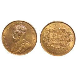 1914 Canada Five Dollars - PCGS AU53