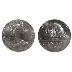 1983 Canada 5 Cent Mint Error-PCGS MS62