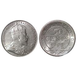 1909 Newfoundland Fifty Cents-ICCSEF40