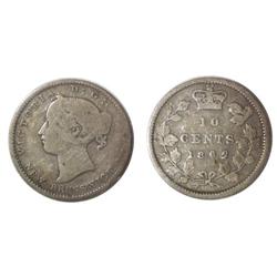 1862DP New Brunswick Ten Cents-ICCS G6