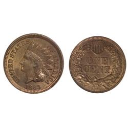 1863 USA 1cent - PCGS MS63