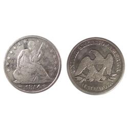 1854 USA 50cent - ICCS VG8