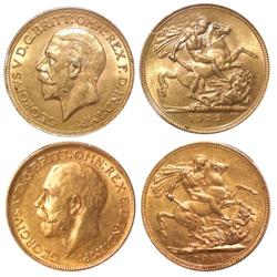 1911&1932 Gold Sovereigns