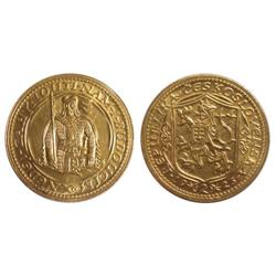 1923 Czechoslovakia 2 Dukaty - Unc