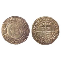 1566 Great Britian Sixpence-F/VF