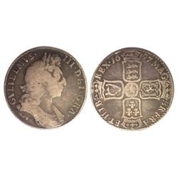 1697NONO Great Britain 1/2 Crown-VG/Fine