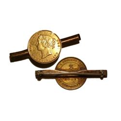 1881 Newfoundland $2 Gold Love Pin