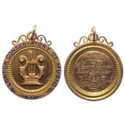1899 London Conservatory Music Gold Medal