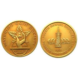 1963 Waterloo Coin Club Gold Medal
