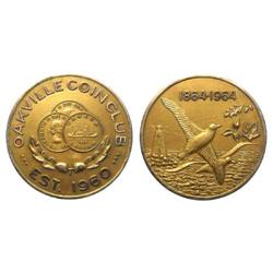 1964 Oakville Coin Club Gold Medal