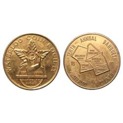 1969 Waterloo Coin Club Gold Medal