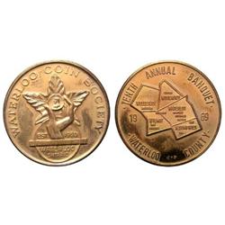 1969 Waterloo Coin Club Gold Medal